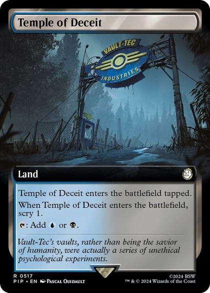 Temple of Deceit (Extended Art), Universes Beyond: Fallout 517