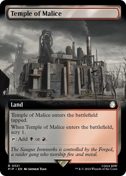 Temple of Malice (Extended Art), Universes Beyond: Fallout 521