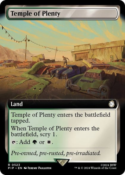 Temple of Plenty (Extended Art), Universes Beyond: Fallout 523