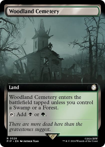 Woodland Cemetery (Extended Art), Universes Beyond: Fallout 528