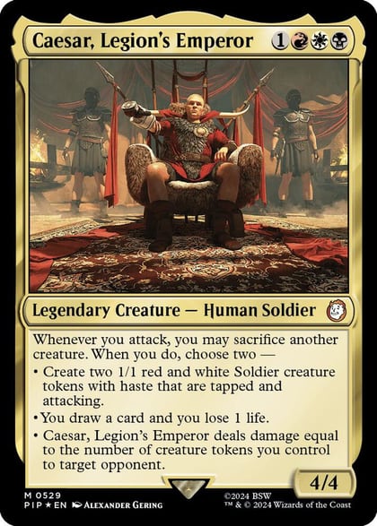 Caesar, Legion's Emperor (Surge Foil), Universes Beyond: Fallout 529