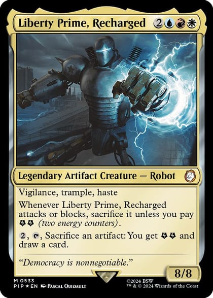 Liberty Prime, Recharged (Surge Foil), Universes Beyond: Fallout 533