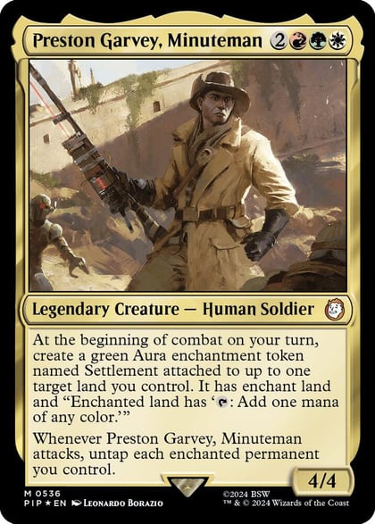 Preston Garvey, Minuteman (Surge Foil), Universes Beyond: Fallout 536
