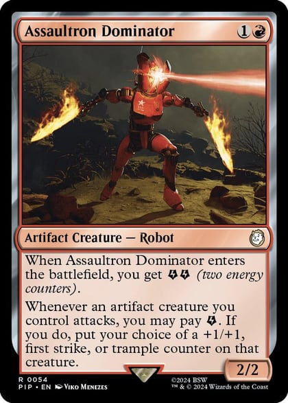 Assaultron Dominator, Universes Beyond: Fallout 54