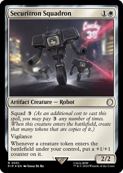 Securitron Squadron (Surge Foil), Universes Beyond: Fallout 551