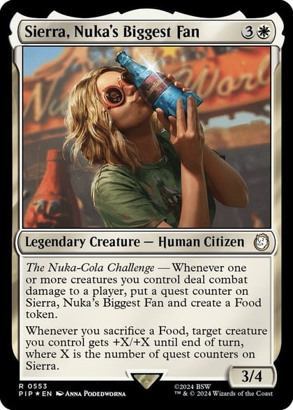 Sierra, Nuka's Biggest Fan (Surge Foil), Universes Beyond: Fallout 553