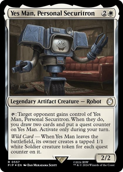 Yes Man, Personal Securitron (Surge Foil), Universes Beyond: Fallout 557