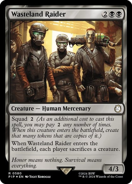 Wasteland Raider (Surge Foil), Universes Beyond: Fallout 580