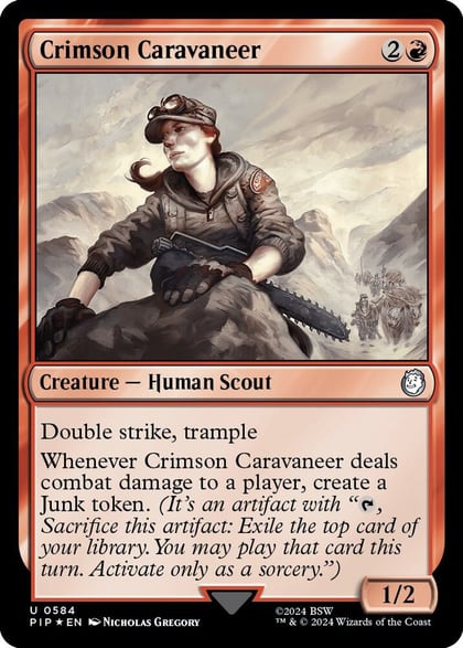Crimson Caravaneer (Surge Foil), Universes Beyond: Fallout 584