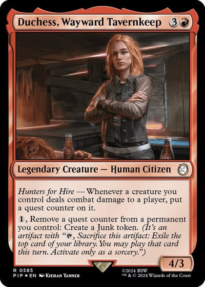 Duchess, Wayward Tavernkeep (Surge Foil), Universes Beyond: Fallout 585