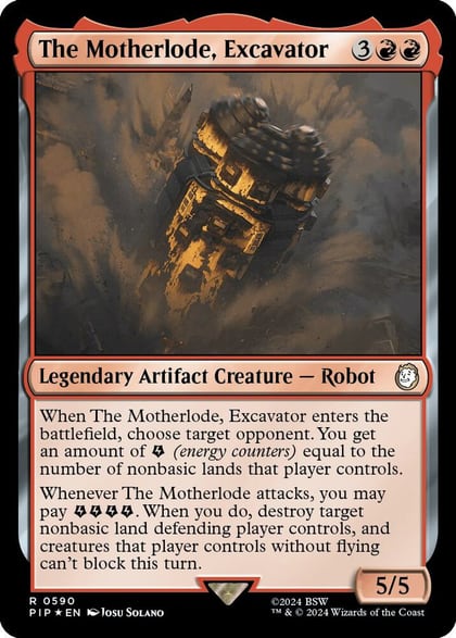 The Motherlode, Excavator (Surge Foil), Universes Beyond: Fallout 590