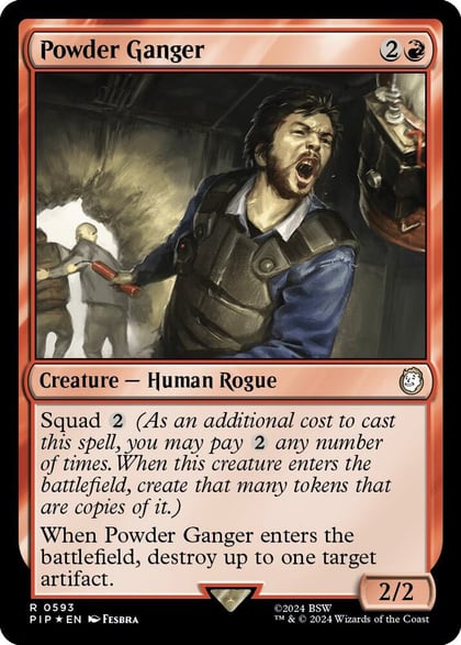 Powder Ganger (Surge Foil), Universes Beyond: Fallout 593