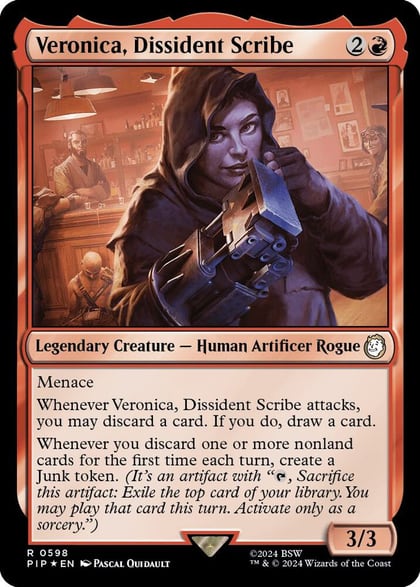Veronica, Dissident Scribe (Surge Foil), Universes Beyond: Fallout 598
