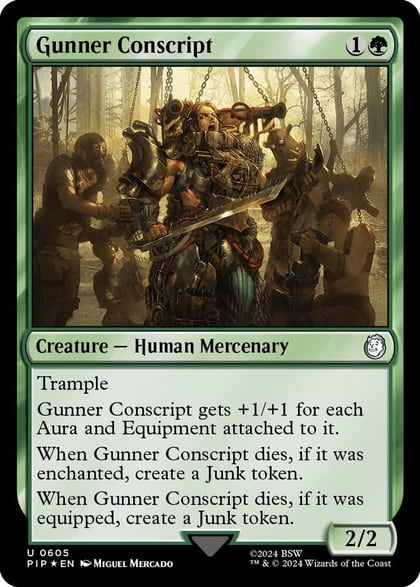 Gunner Conscript (Surge Foil), Universes Beyond: Fallout 605