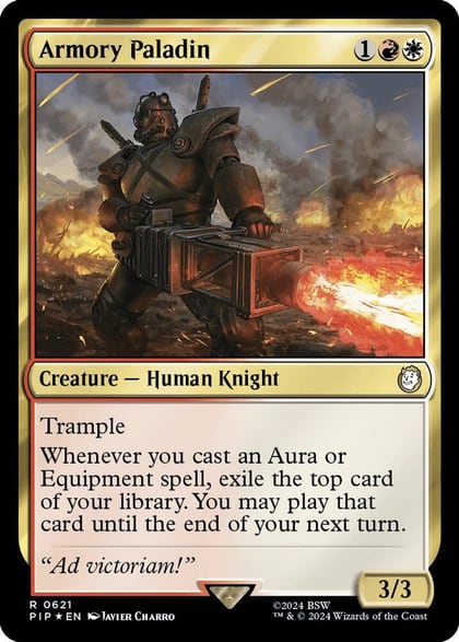 Armory Paladin (Surge Foil), Universes Beyond: Fallout 621