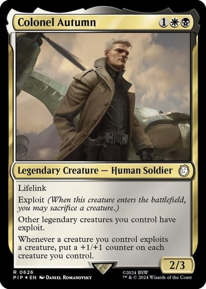 Colonel Autumn (Surge Foil), Universes Beyond: Fallout 626