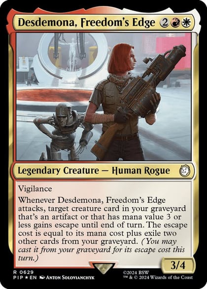 Desdemona, Freedom's Edge (Surge Foil), Universes Beyond: Fallout 629
