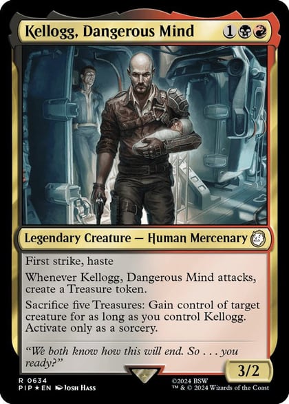 Kellogg, Dangerous Mind (Surge Foil), Universes Beyond: Fallout 634