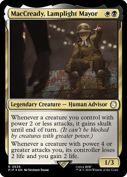 MacCready, Lamplight Mayor (Surge Foil), Universes Beyond: Fallout 636