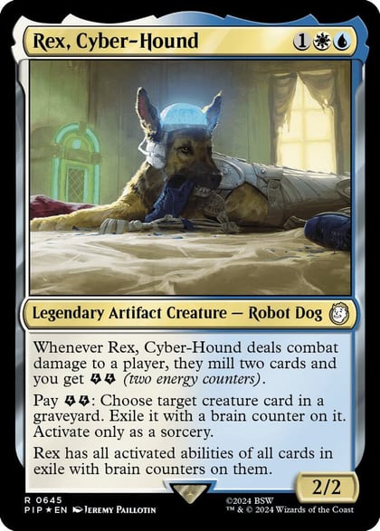 Rex, Cyber-Hound (Surge Foil), Universes Beyond: Fallout 645