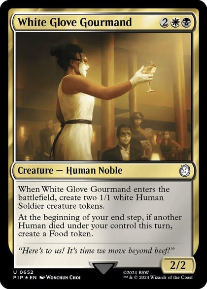 White Glove Gourmand (Surge Foil), Universes Beyond: Fallout 652