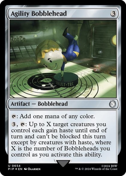 Agility Bobblehead (Surge Foil), Universes Beyond: Fallout 654