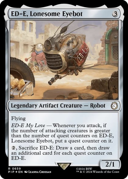 ED-E, Lonesome Eyebot (Surge Foil), Universes Beyond: Fallout 659