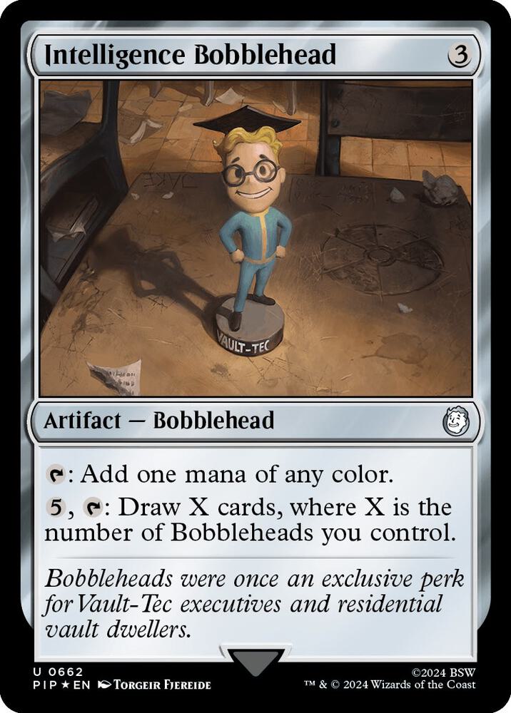 Intelligence Bobblehead (Surge Foil), Universes Beyond: Fallout 662
