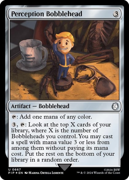 Perception Bobblehead (Surge Foil), Universes Beyond: Fallout 667
