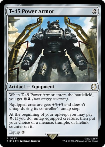 T-45 Power Armor (Surge Foil), Universes Beyond: Fallout 673