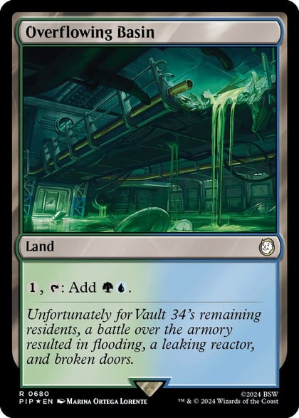 Overflowing Basin (Surge Foil), Universes Beyond: Fallout 680