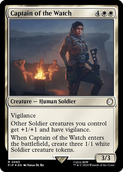 Captain of the Watch (Surge Foil), Universes Beyond: Fallout 685