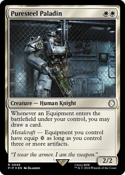 Puresteel Paladin (Surge Foil), Universes Beyond: Fallout 698