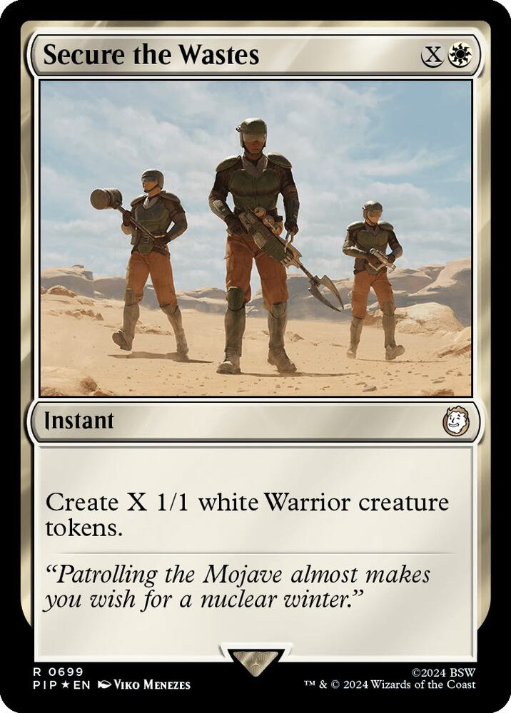 Secure the Wastes (Surge Foil), Universes Beyond: Fallout 699