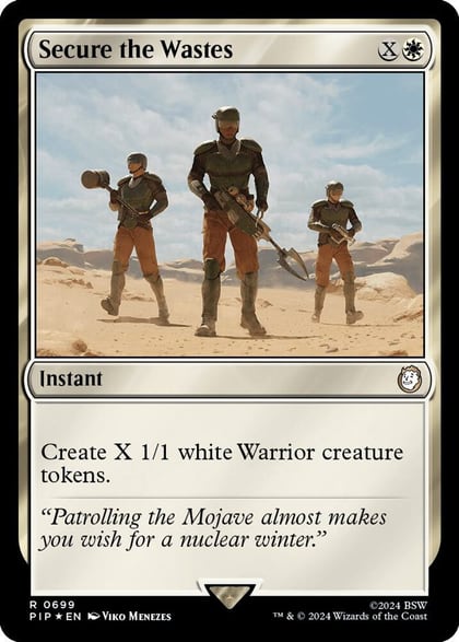 Secure the Wastes (Surge Foil), Universes Beyond: Fallout 699