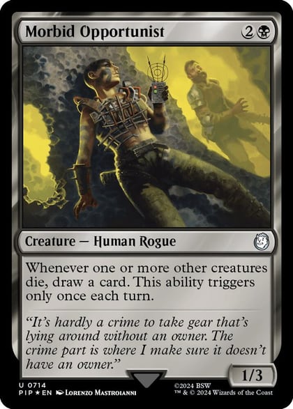 Morbid Opportunist (Surge Foil), Universes Beyond: Fallout 714