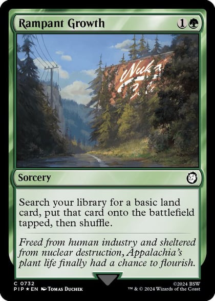 Rampant Growth (Surge Foil), Universes Beyond: Fallout 732