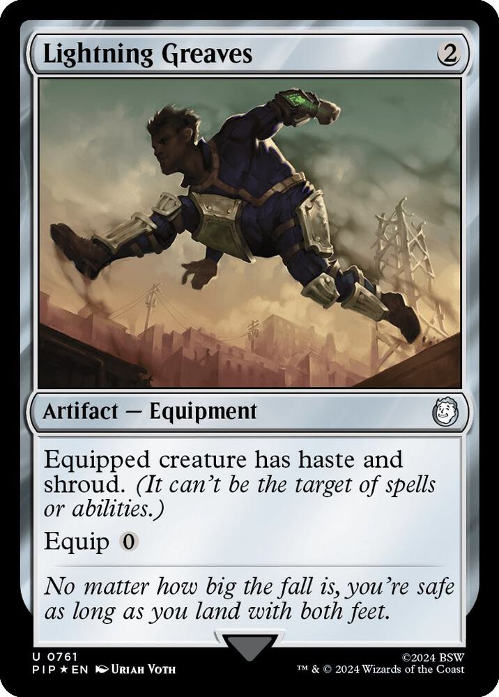 Lightning Greaves (Surge Foil), Universes Beyond: Fallout 761