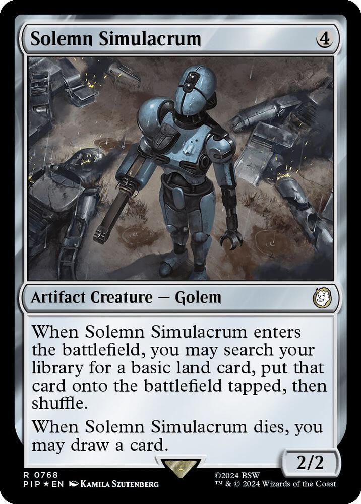 Solemn Simulacrum (Surge Foil), Universes Beyond: Fallout 768