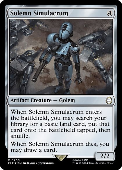 Solemn Simulacrum (Surge Foil), Universes Beyond: Fallout 768