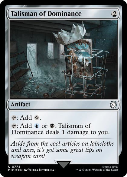 Talisman of Dominance (Surge Foil), Universes Beyond: Fallout 774
