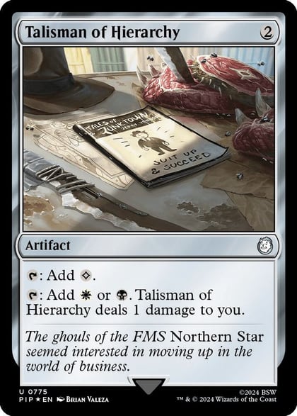 Talisman of Hierarchy (Surge Foil), Universes Beyond: Fallout 775