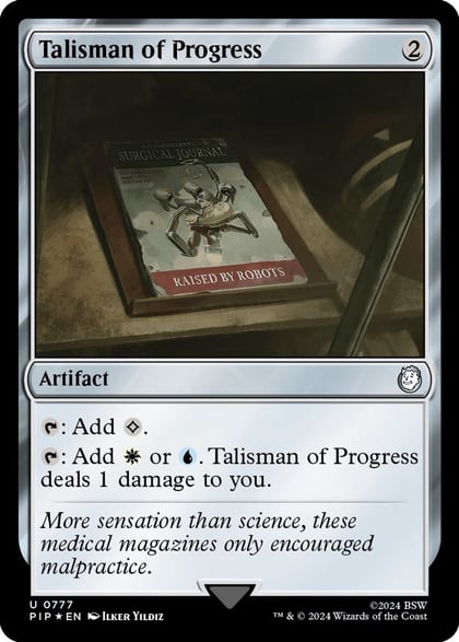 Talisman of Progress (Surge Foil), Universes Beyond: Fallout 777