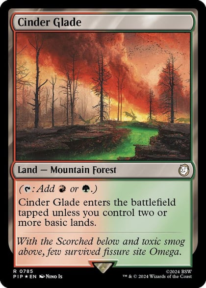 Cinder Glade (Surge Foil), Universes Beyond: Fallout 785