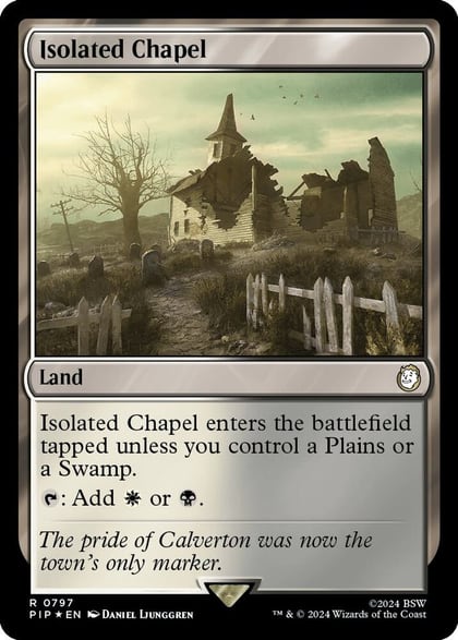 Isolated Chapel (Surge Foil), Universes Beyond: Fallout 797