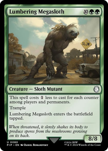 Lumbering Megasloth, Universes Beyond: Fallout 80