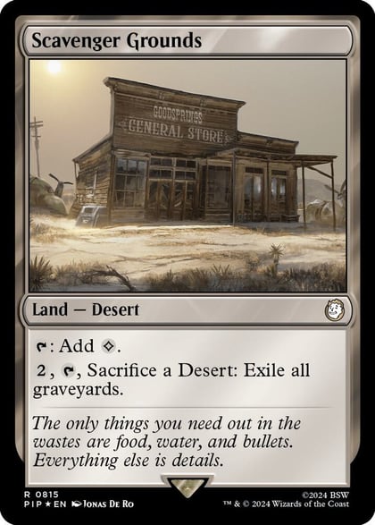Scavenger Grounds (Surge Foil), Universes Beyond: Fallout 815
