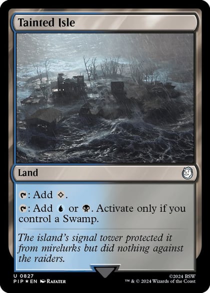 Tainted Isle (Surge Foil), Universes Beyond: Fallout 827