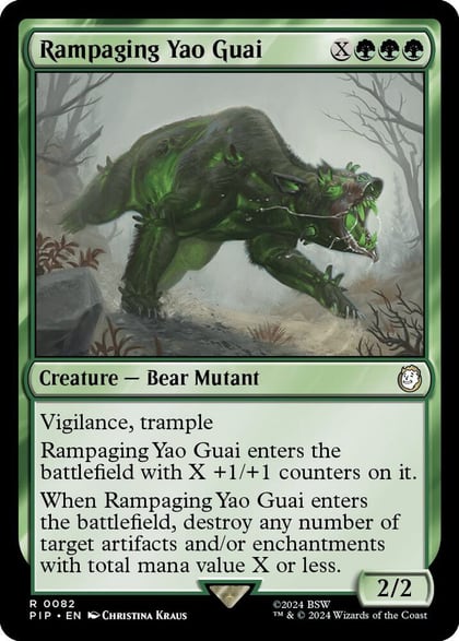 Rampaging Yao Guai, Universes Beyond: Fallout 82