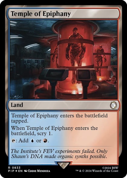 Temple of Epiphany (Surge Foil), Universes Beyond: Fallout 833